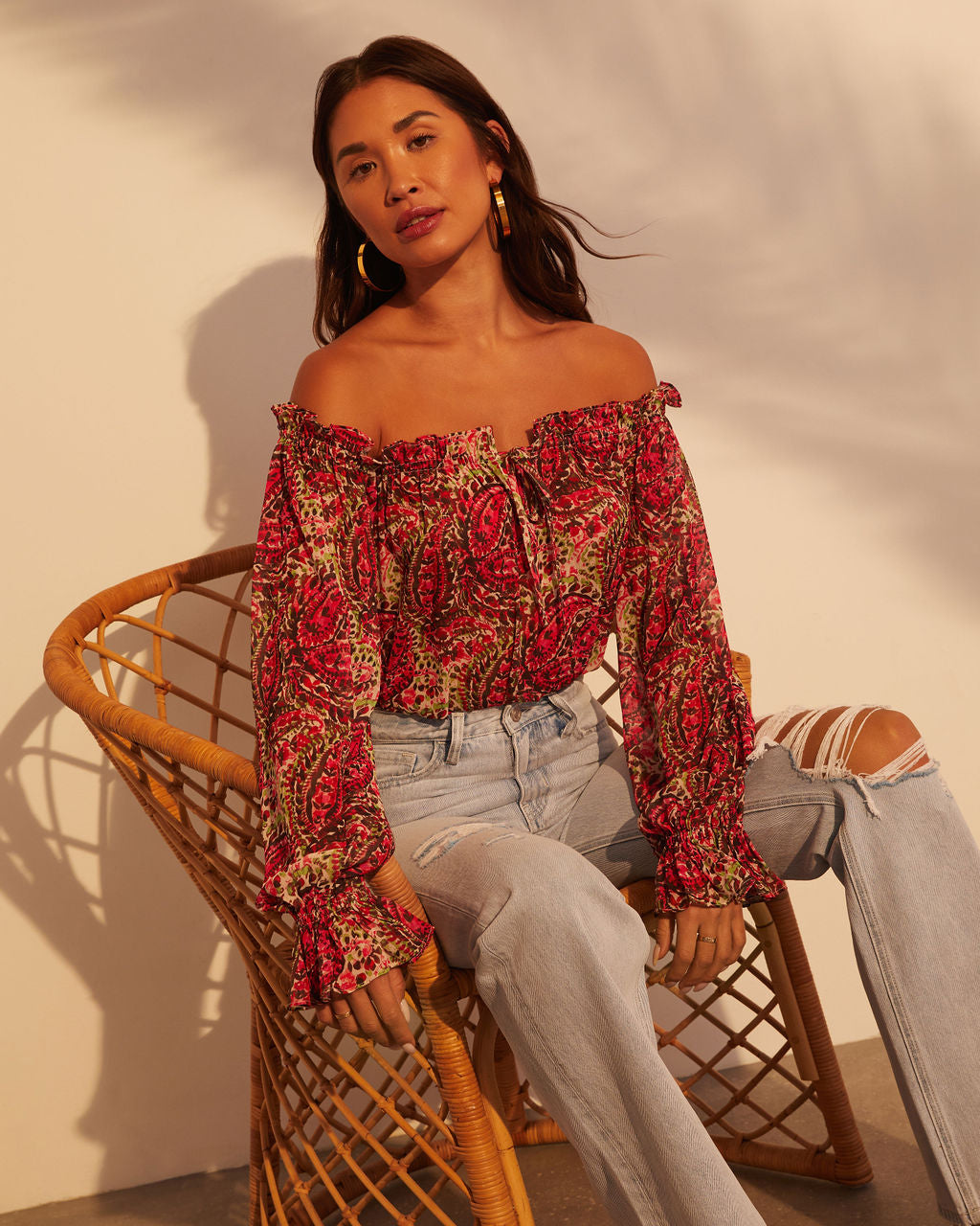 Brinley Off the Shoulder Blouse
