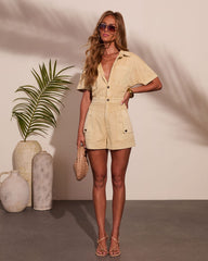 Sunset Standard Button Down Romper