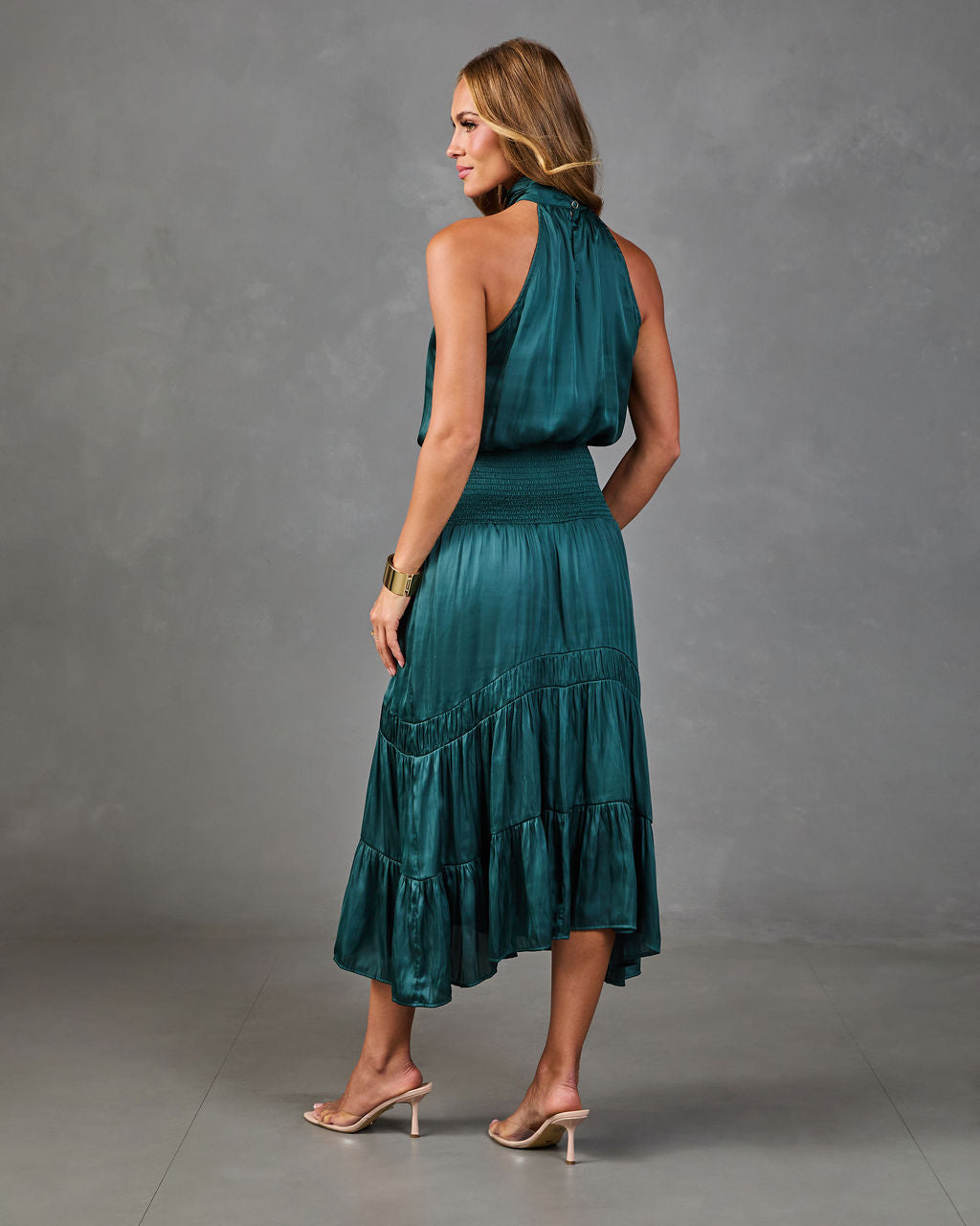 Janae Halter Neck Maxi Dress