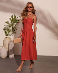 Sunroom Society Cotton Midi Dress
