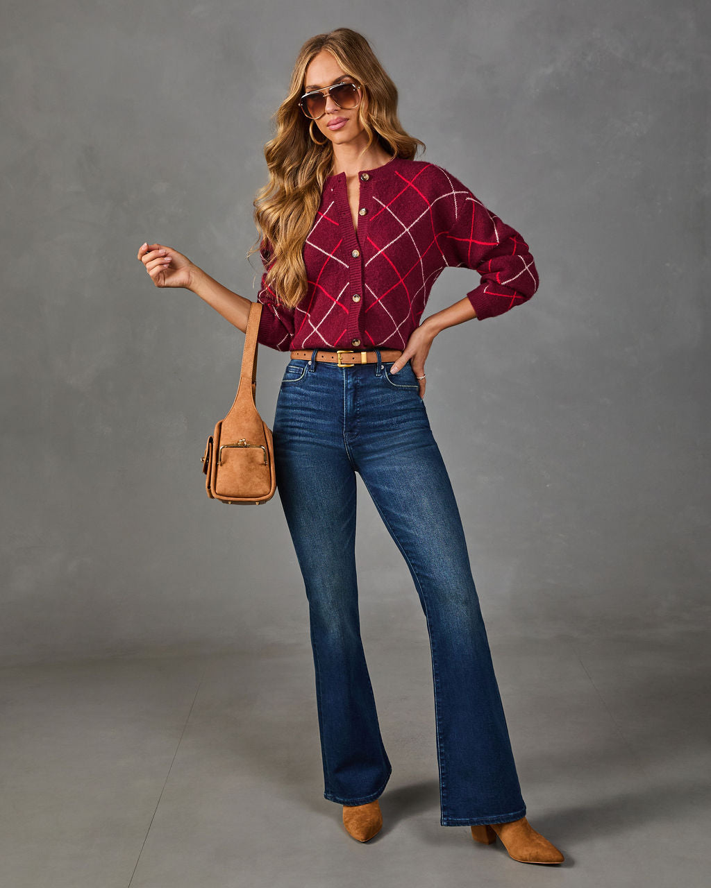 Ayla Super Stretch High Rise Flare Jeans