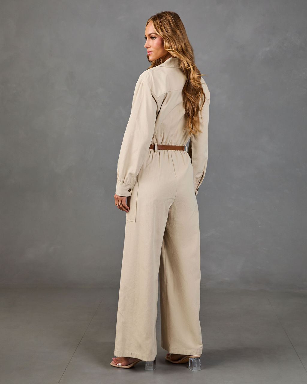 Nomad Days Cotton Belted Jumpsuit