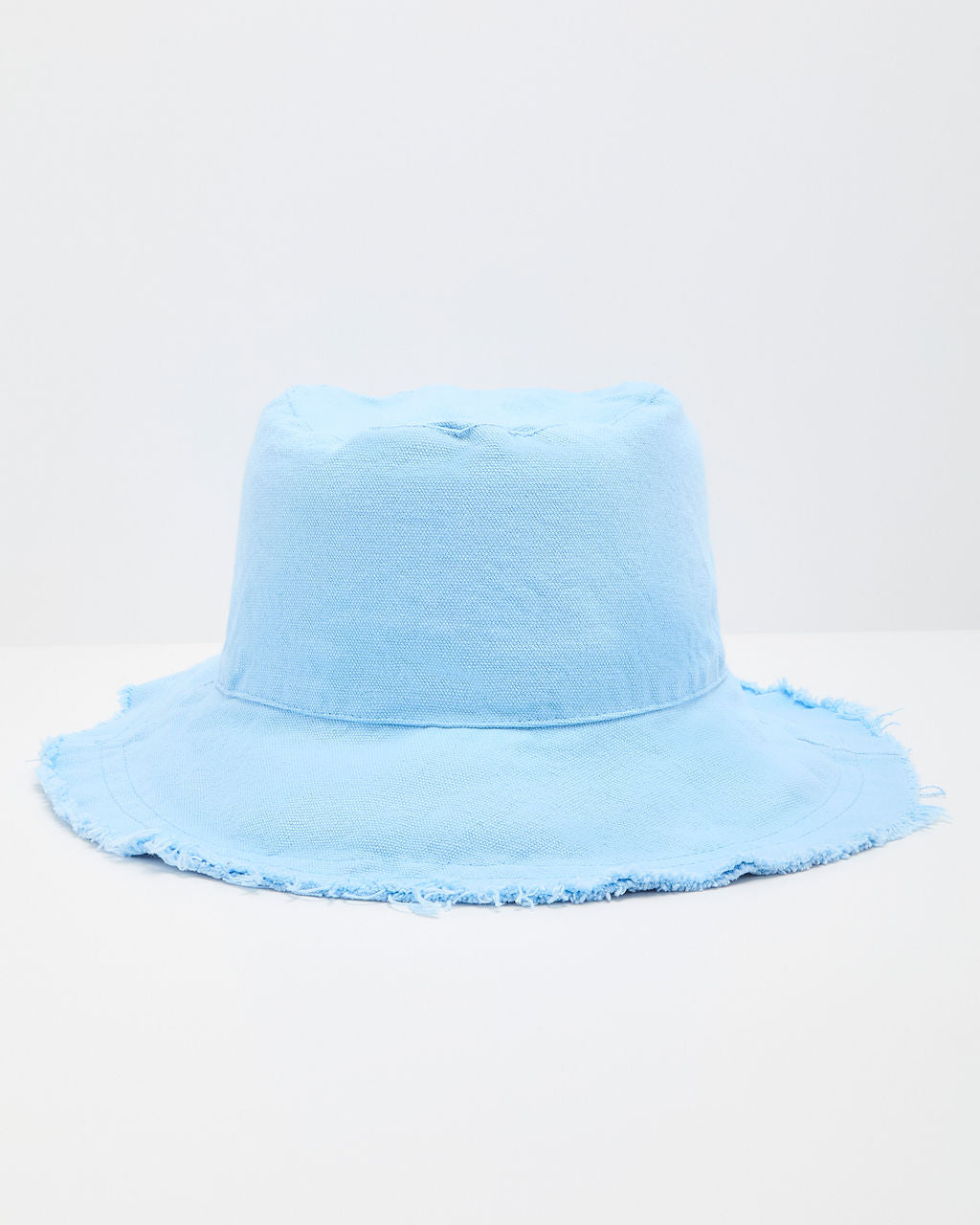 Little Escape Frayed Trim Bucket Hat