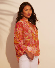 Maggie Floral Long Sleeve Blouse