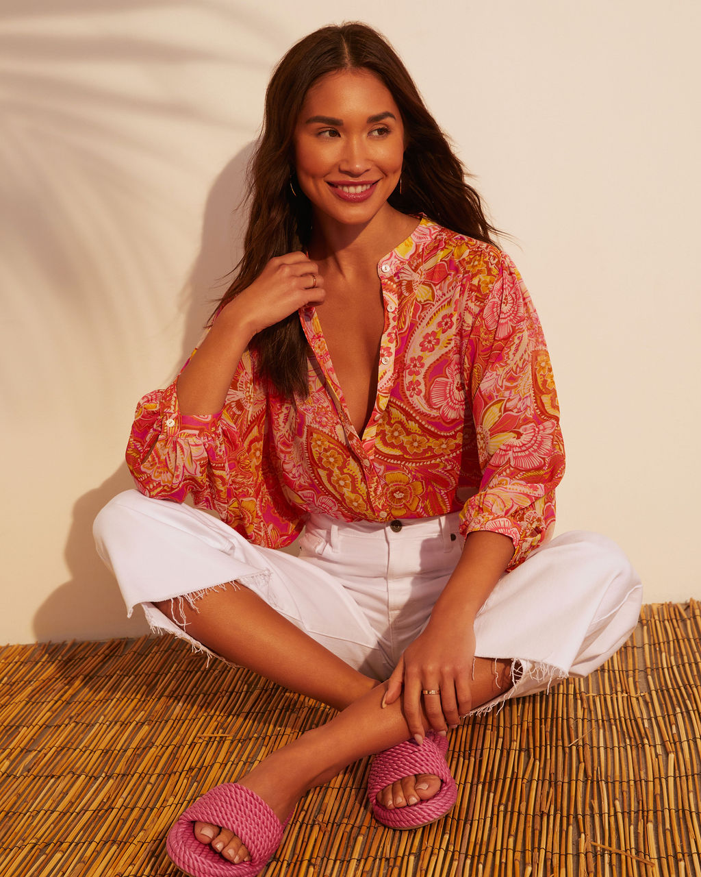 Maggie Floral Long Sleeve Blouse