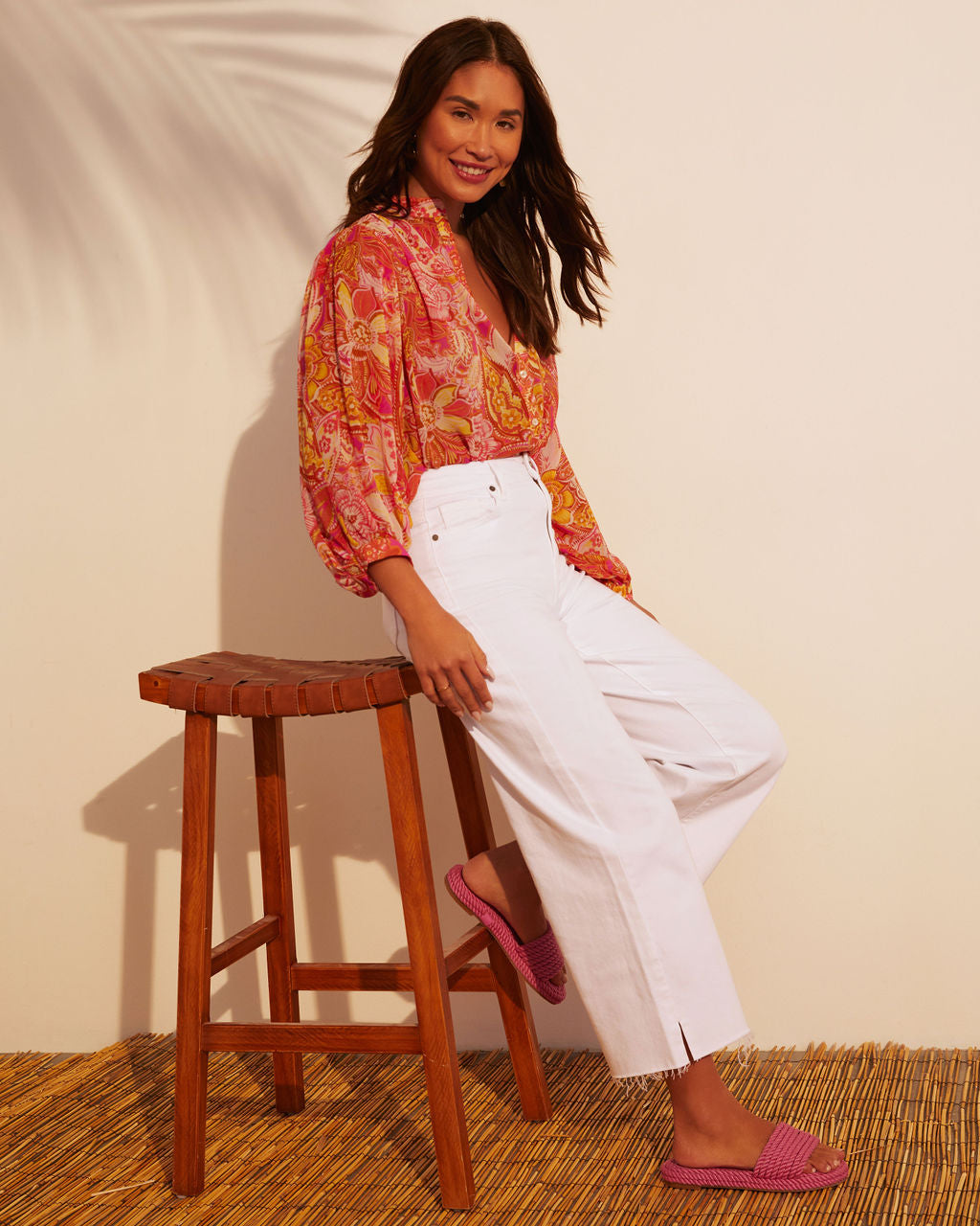 Maggie Floral Long Sleeve Blouse