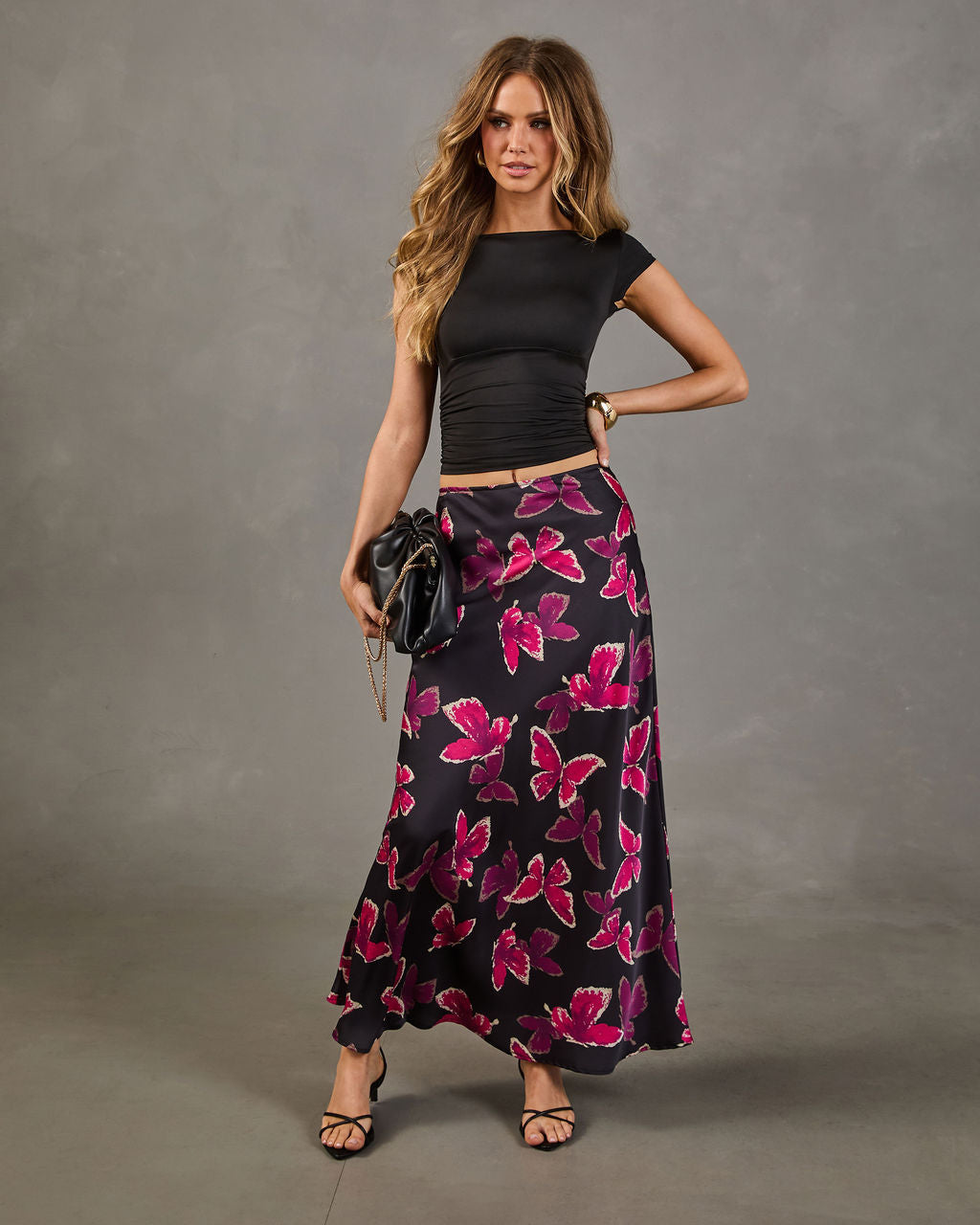 Night Drive Ruched Boat Neck Top
