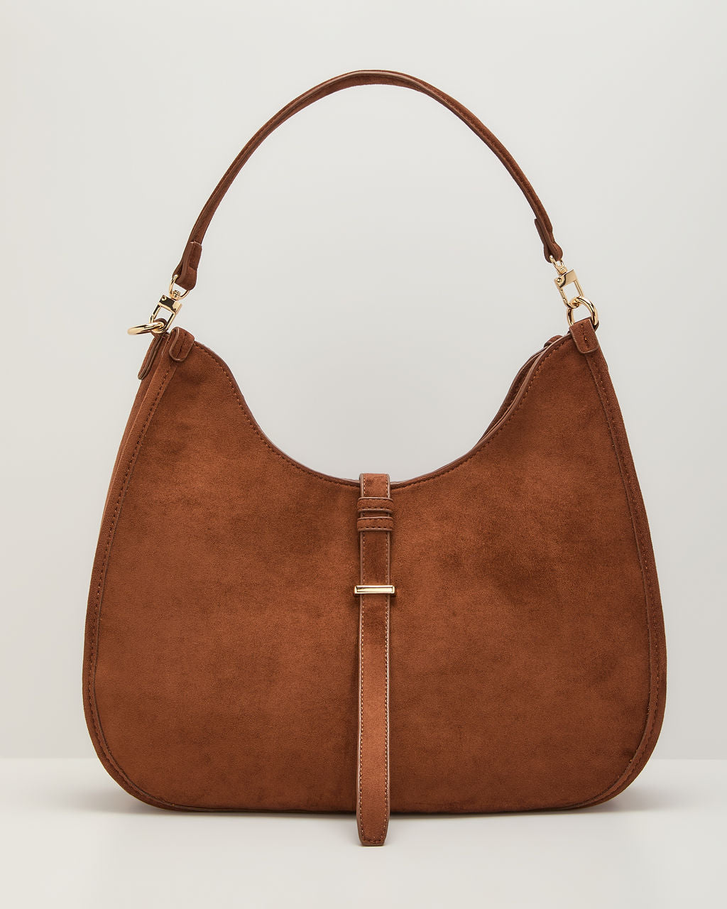 Kimona Faux Suede Shoulder Bag