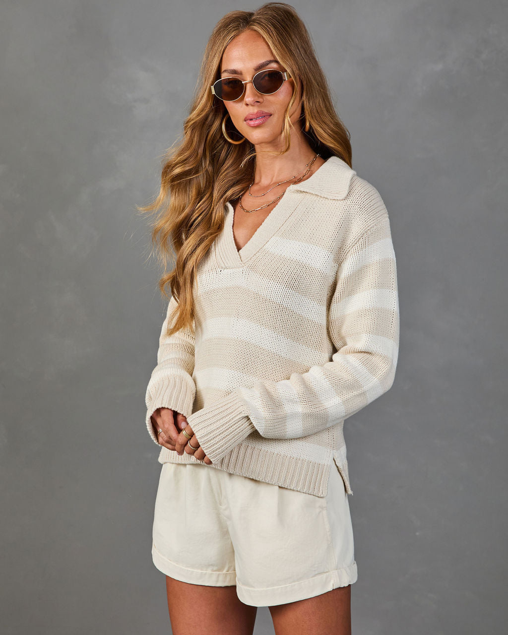 Kennet Striped Pullover Sweater