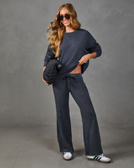 Maison Cozy Fleece Long Sleeve Top