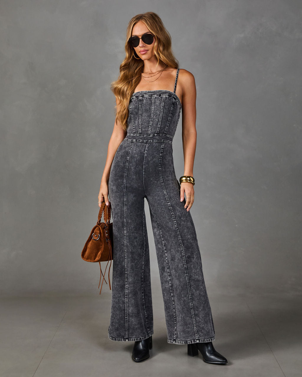 Trendsetter Denim Jumpsuit