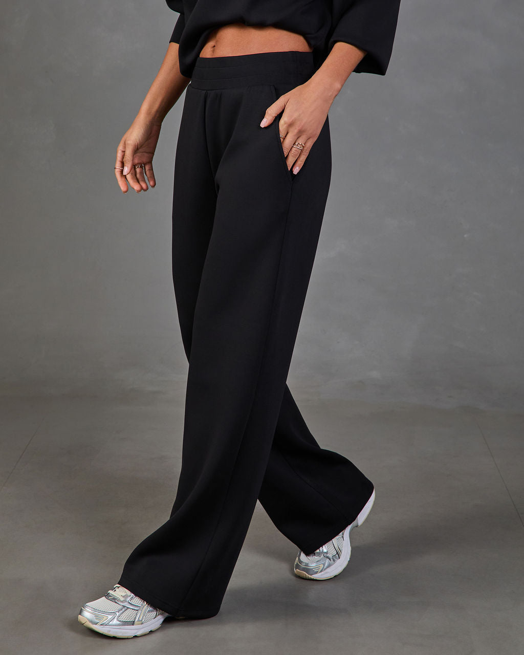 Barton Drawstring High Rise Soft Form Pants