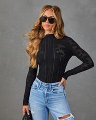 Romance Unfolded Knit Mock Neck Top