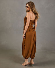 Elevated Edge Strapless Jumpsuit