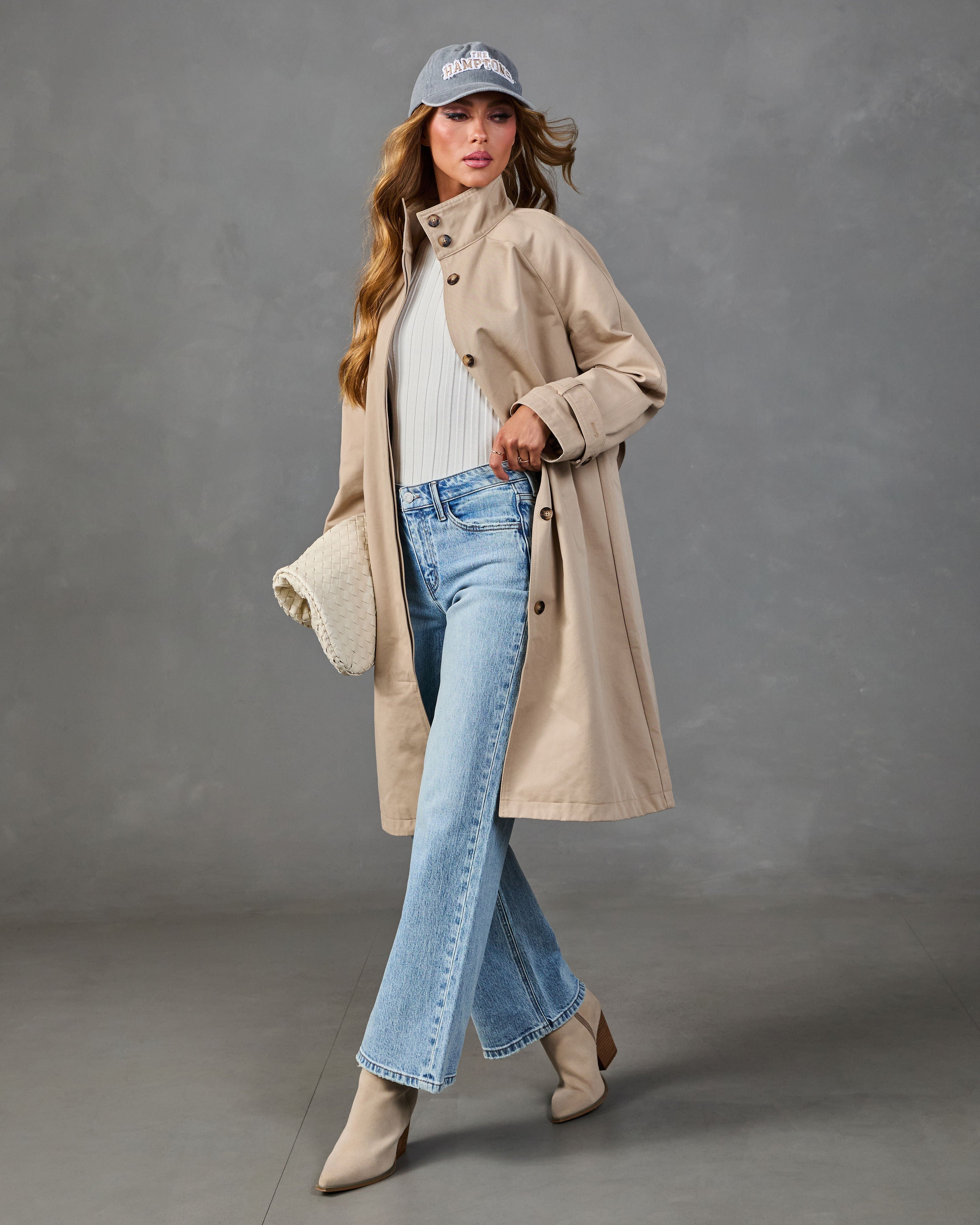 Daily Icon Waist Tie Trench Coat