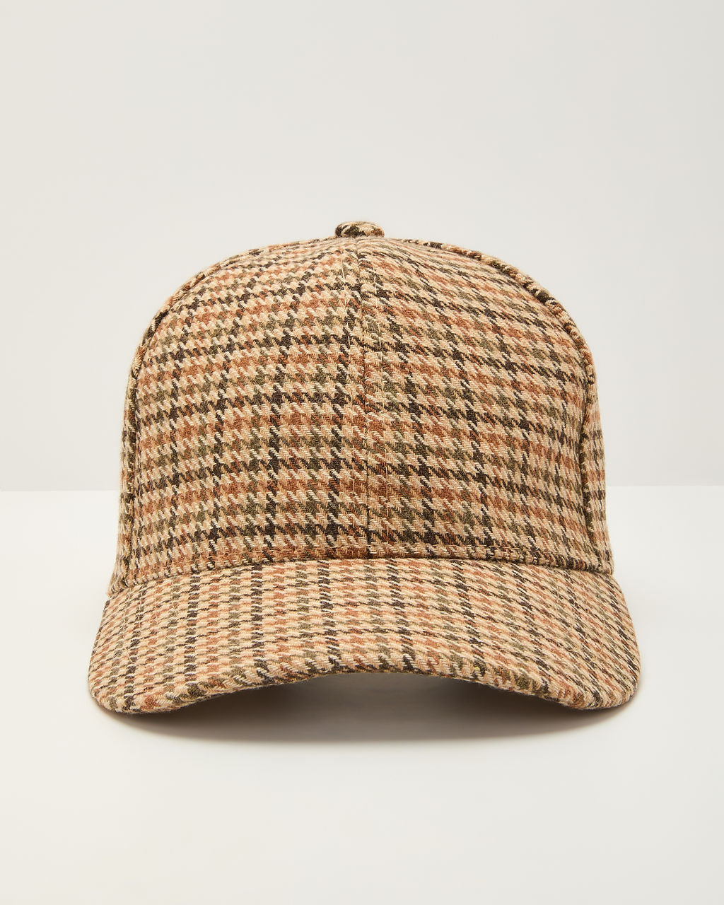 Autumn Calling Plaid Houndstooth Baseball Cap