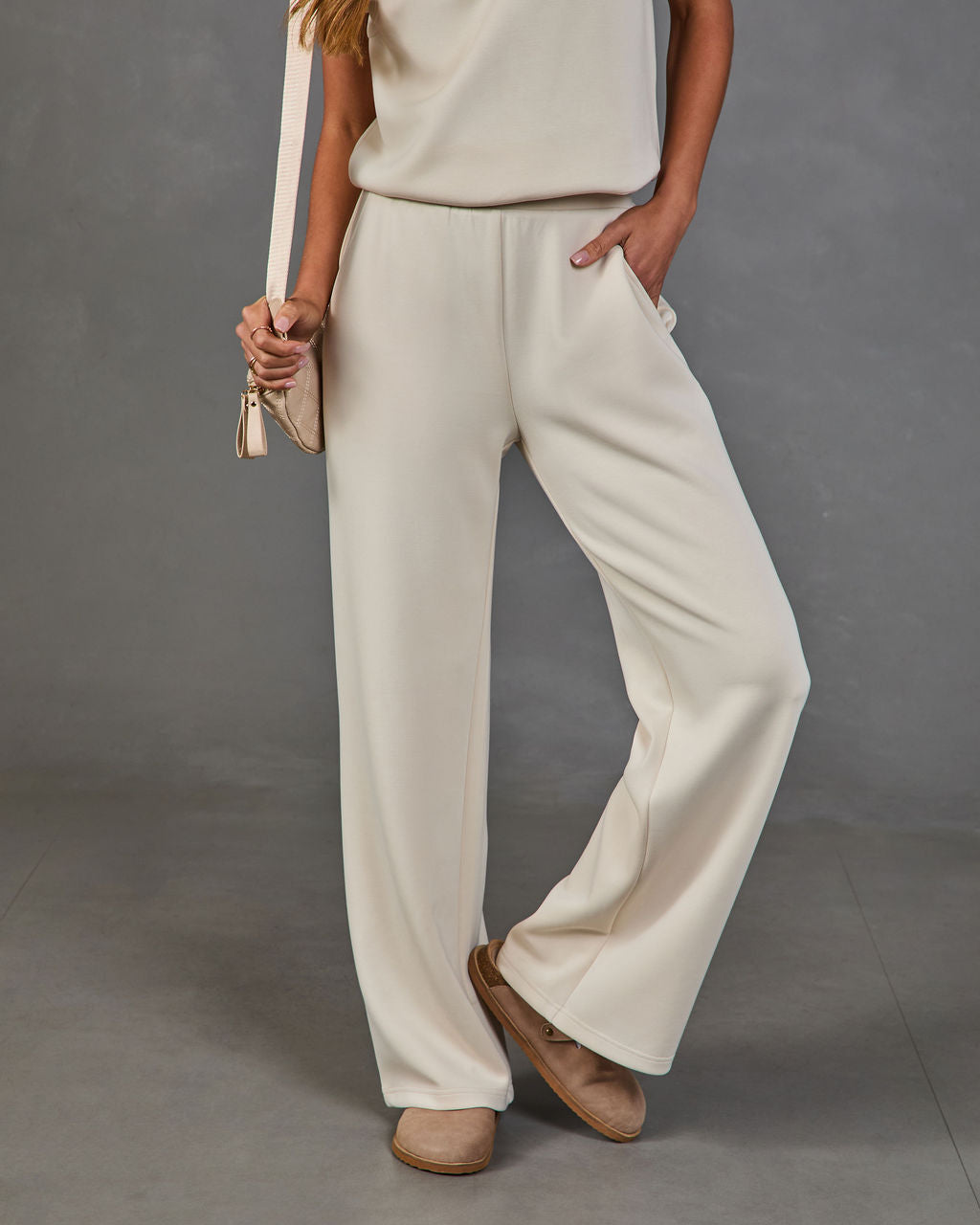 Barton Drawstring High Rise Soft Form Pants