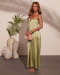 Glow Theory Satin Maxi Dress