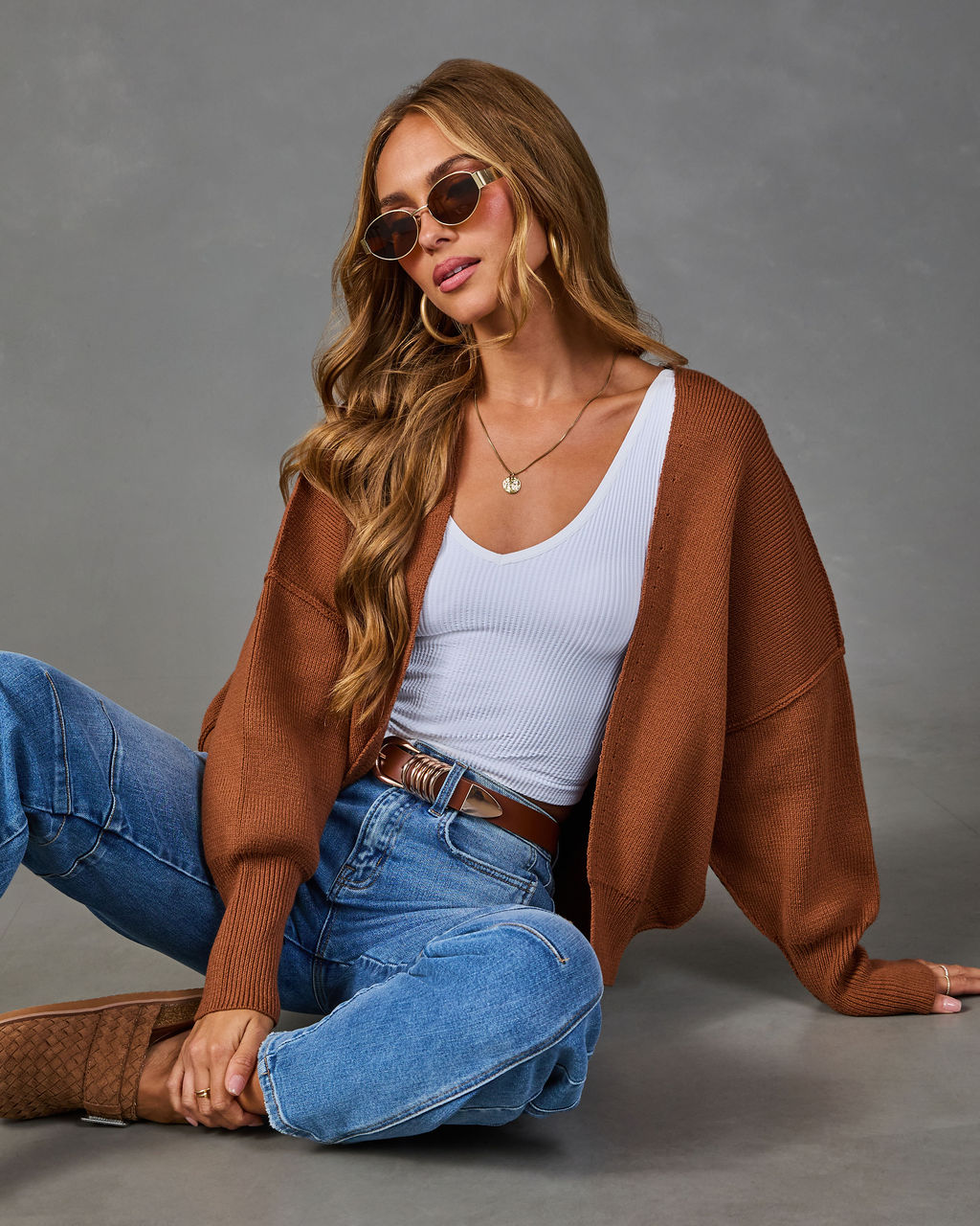 Elouise Ribbed Knit Shrug