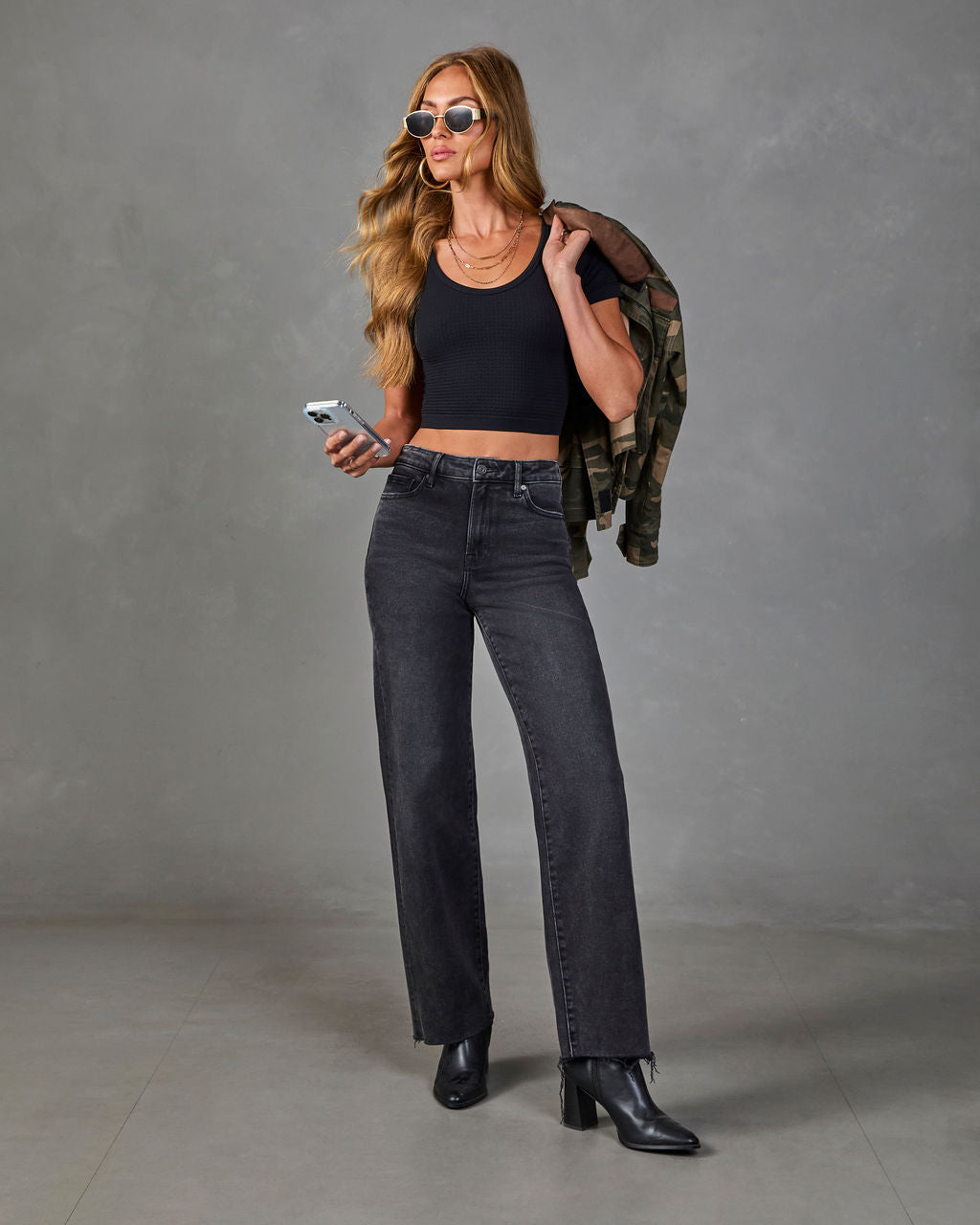 Korine Ribbed Knit Crop Top