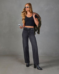 Korine Ribbed Knit Crop Top