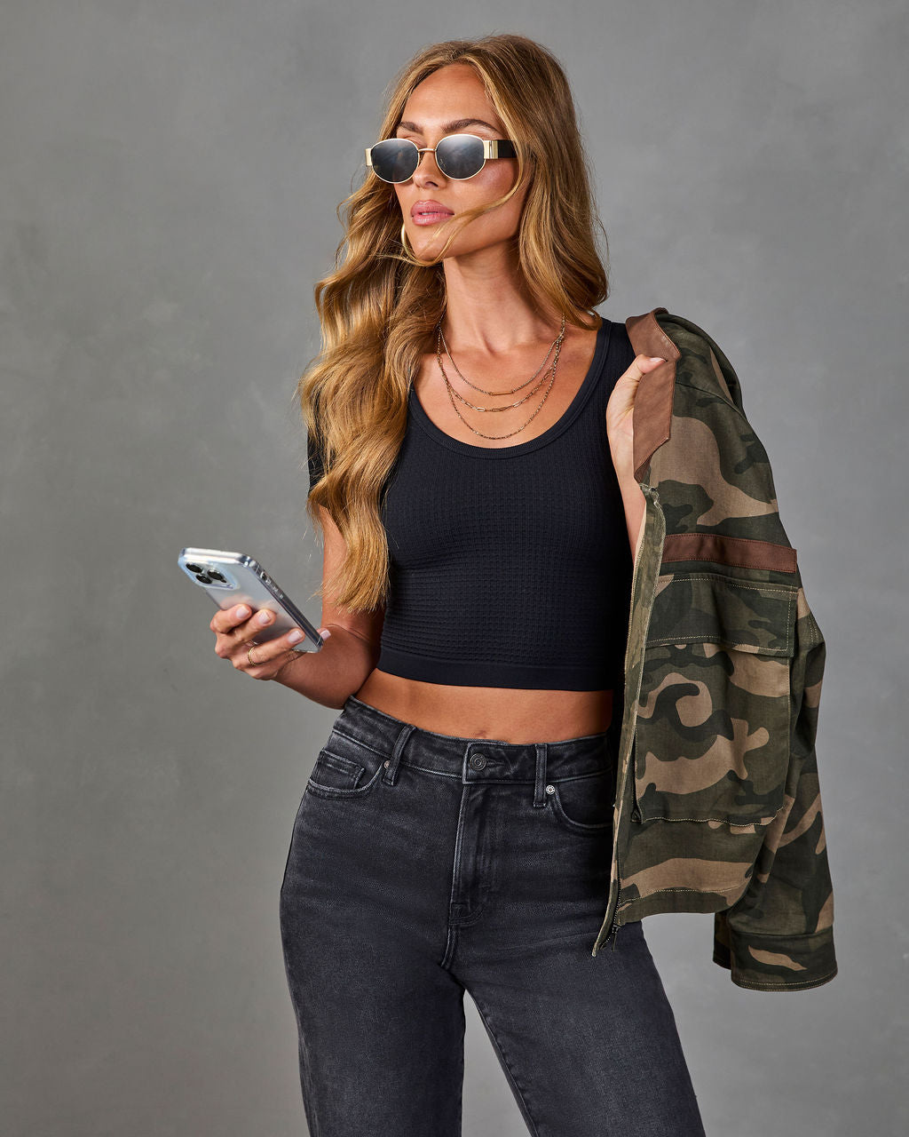 Korine Ribbed Knit Crop Top