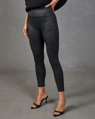 Esmai Luxe Coated Ponte Leggings