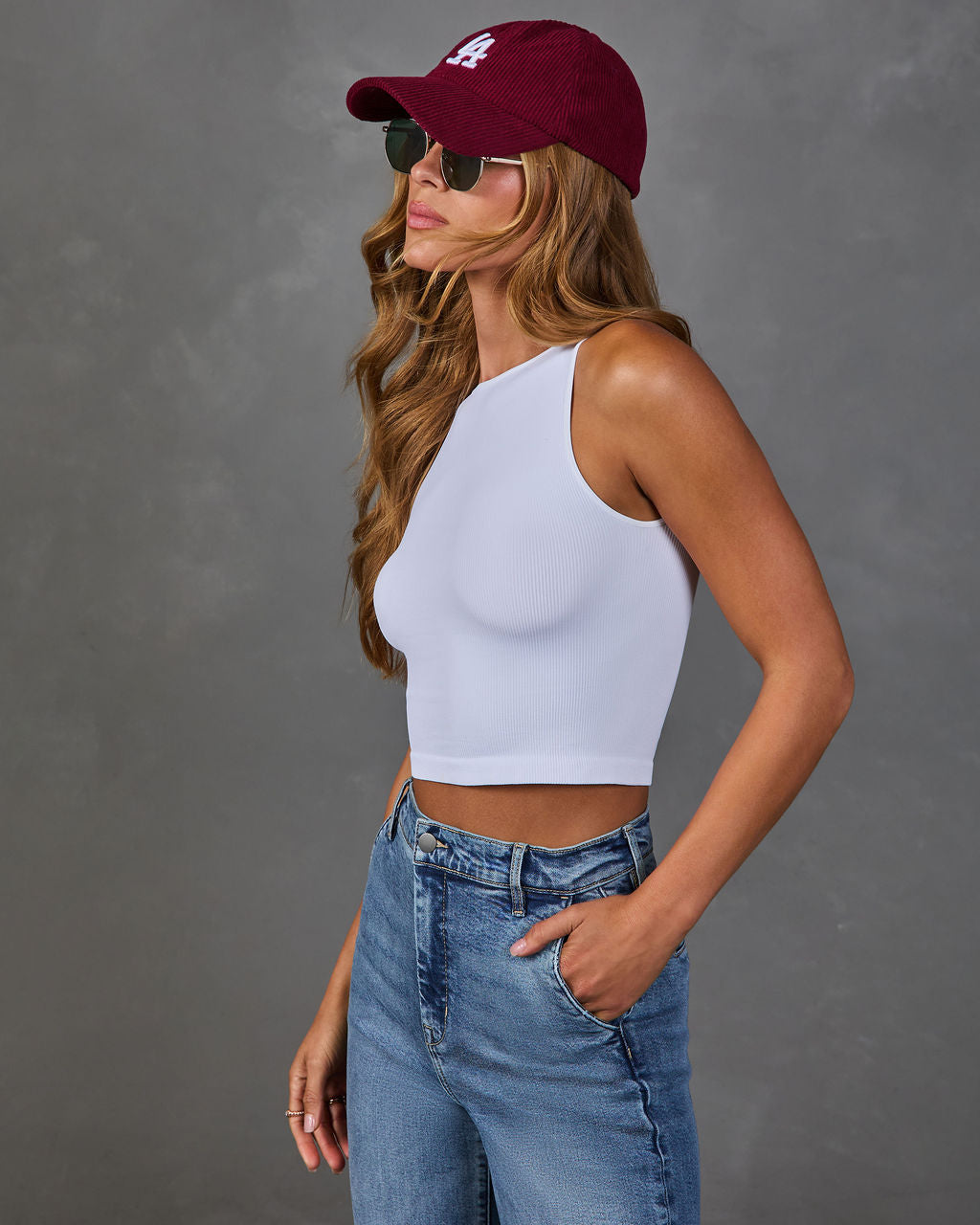 Kiki Seamless Knit Crop Top