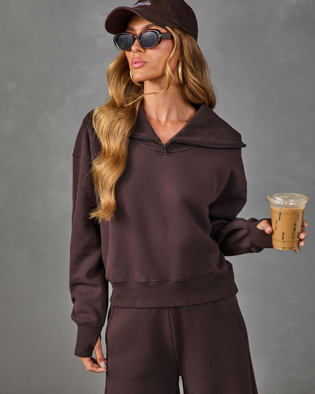 Pace Theory Fleece Half Zip Sweatshirt