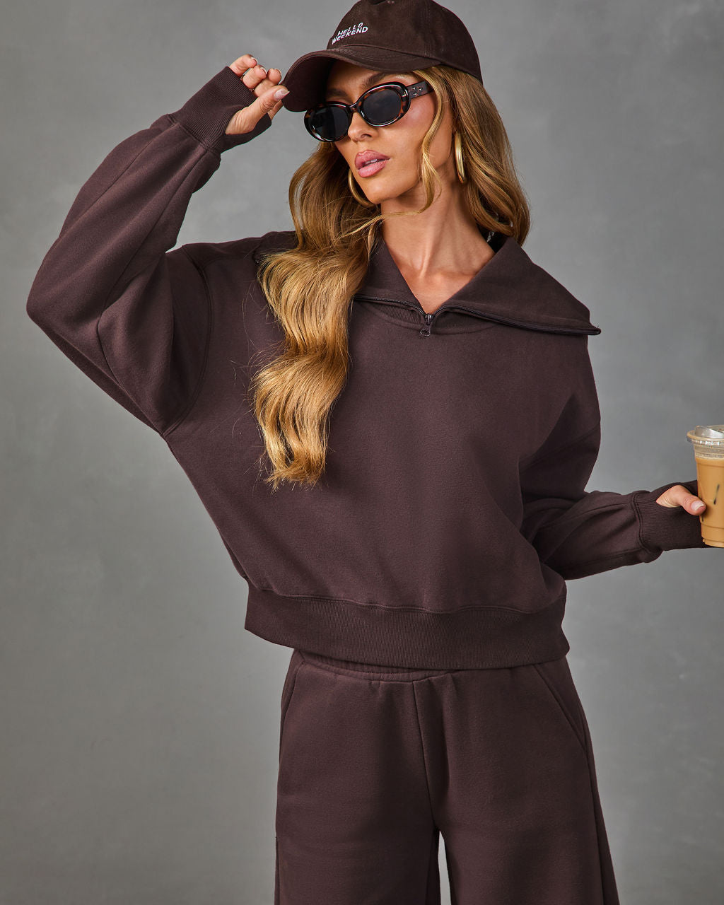 Pace Theory Fleece Half Zip Sweatshirt