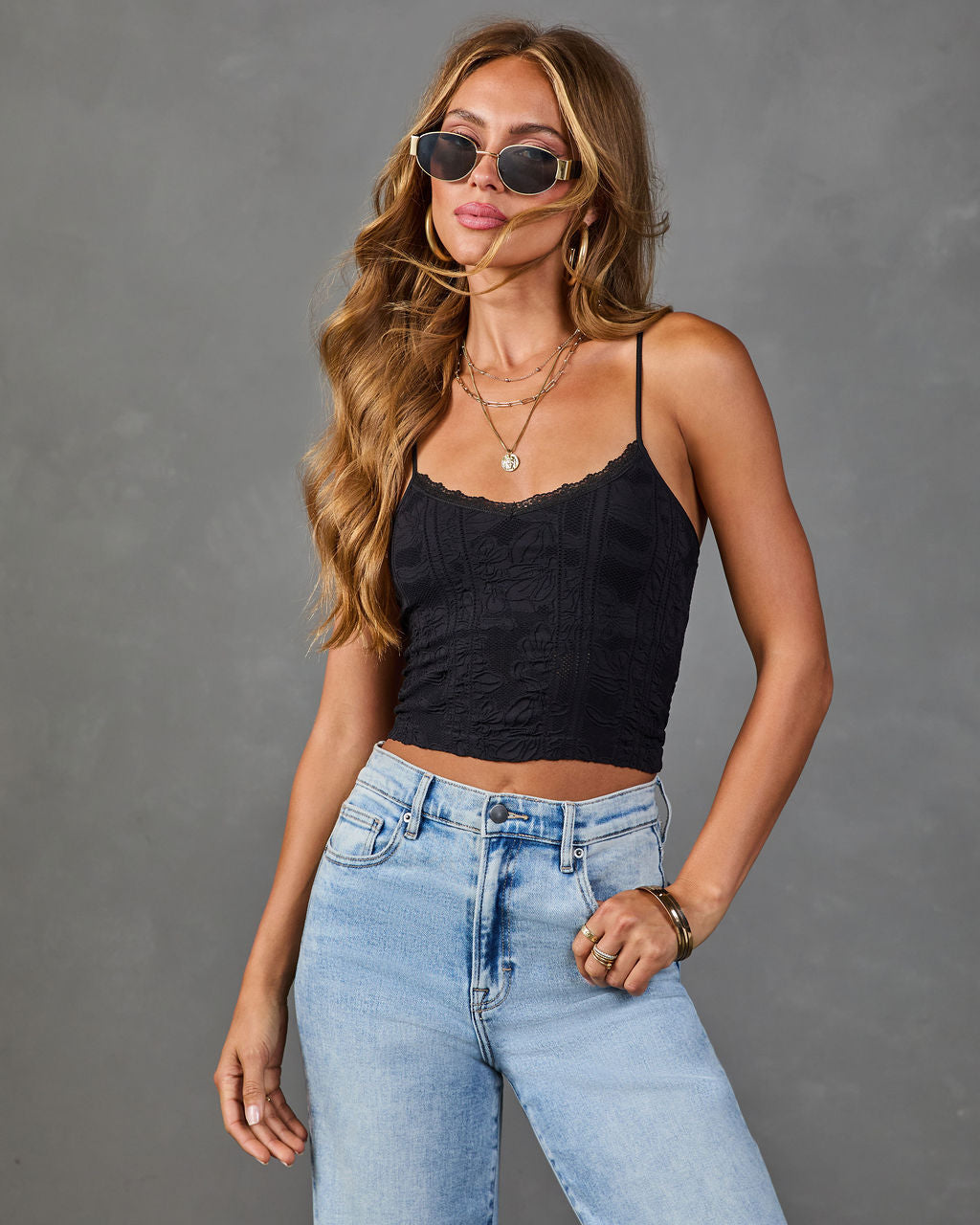 Motion Muse Seamless Knit Cropped Cami