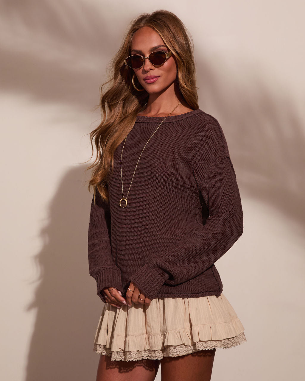 Sunday Plans Knit Sweater
