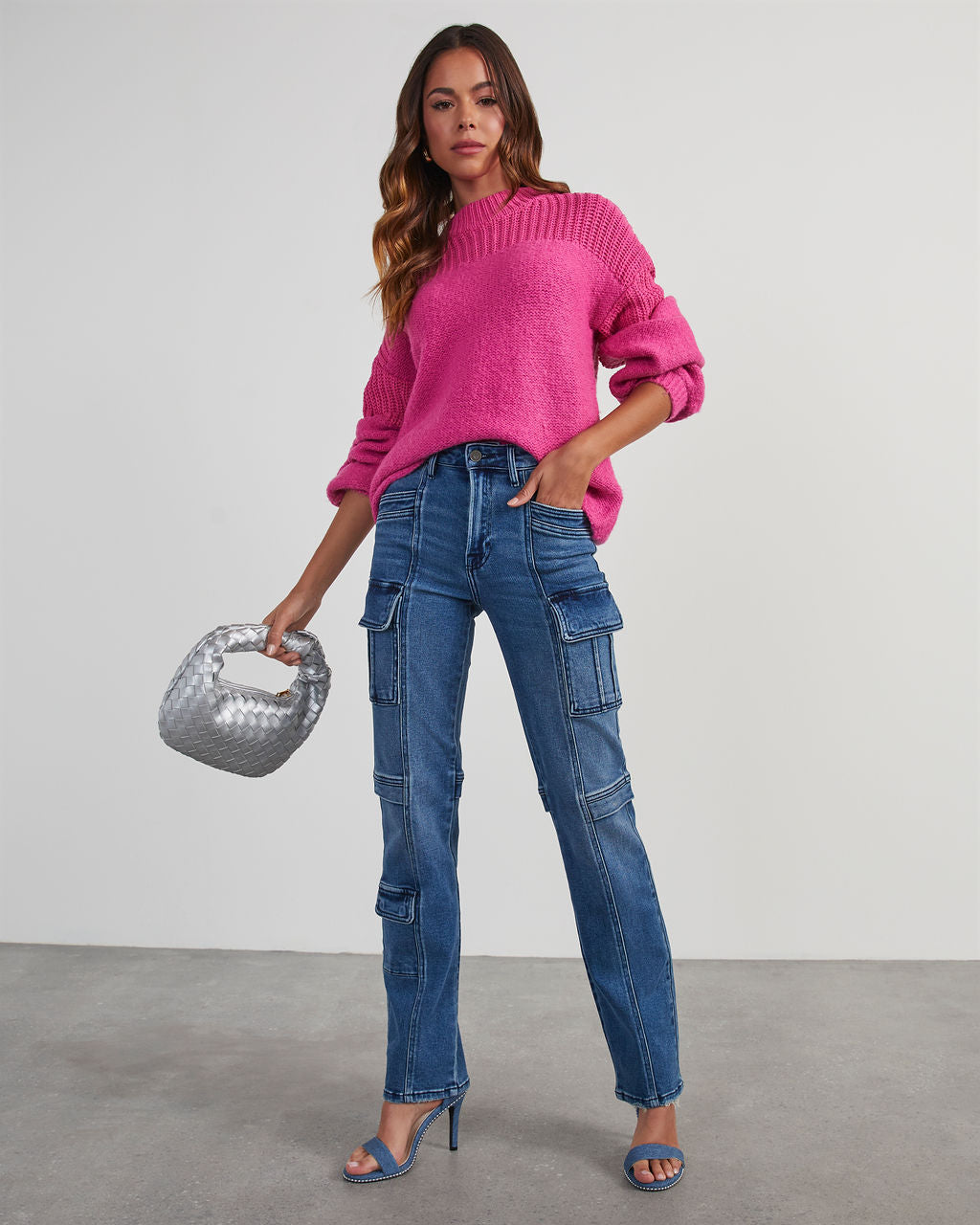 Zhaire Super Stretch High Rise Straight Jeans