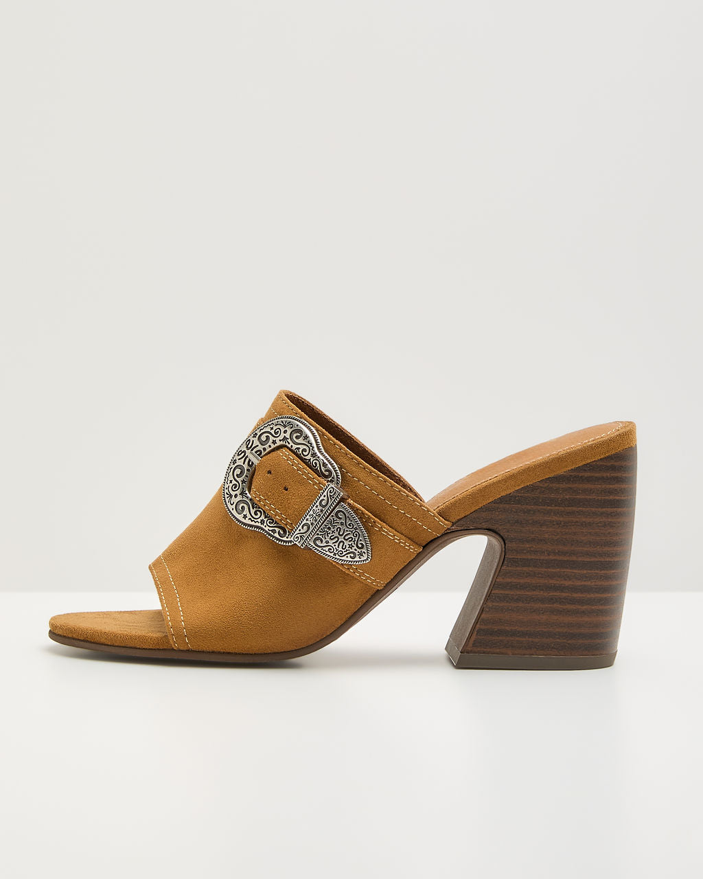 Liesel Western Buckle Mules