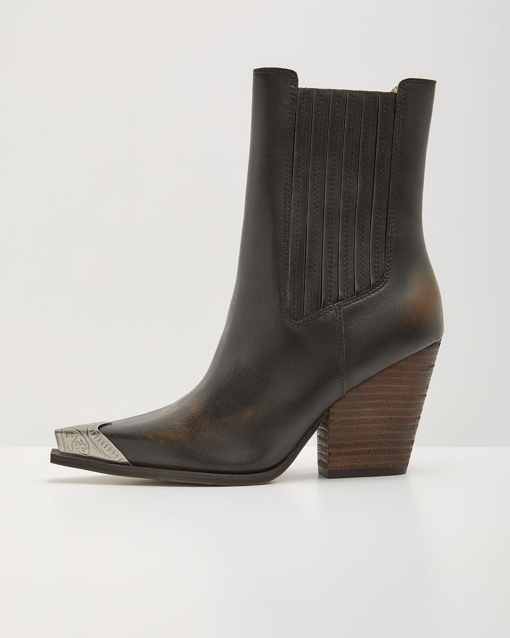 Endless Wonder Vegan Leather Metal Toe Boots