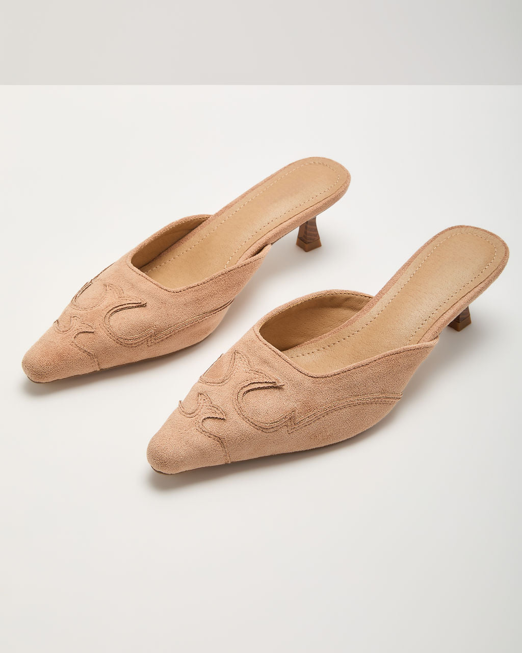 Chloey Western Pointed Toe Mules