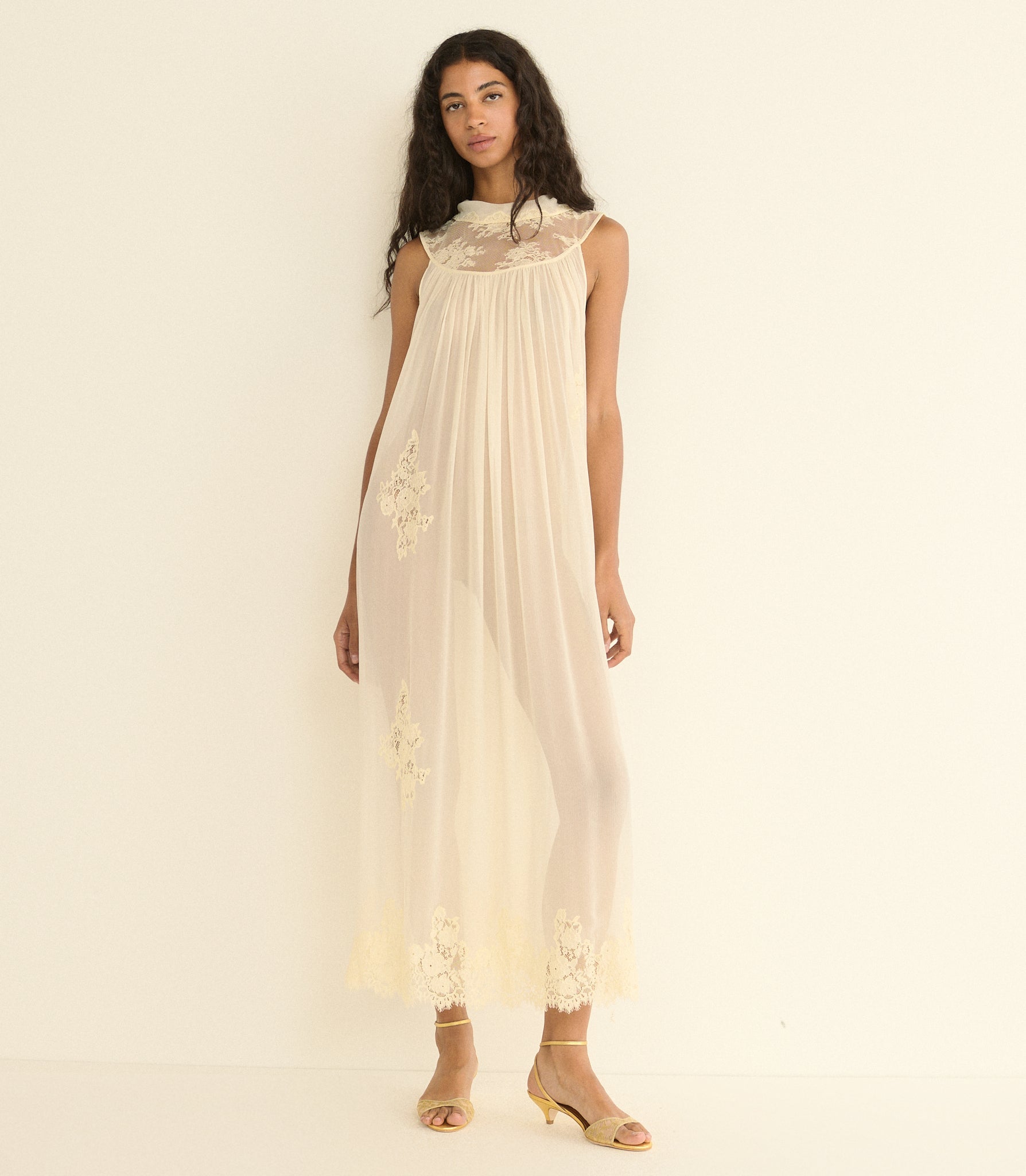 FLORENTE DRESS -- SEA SALT