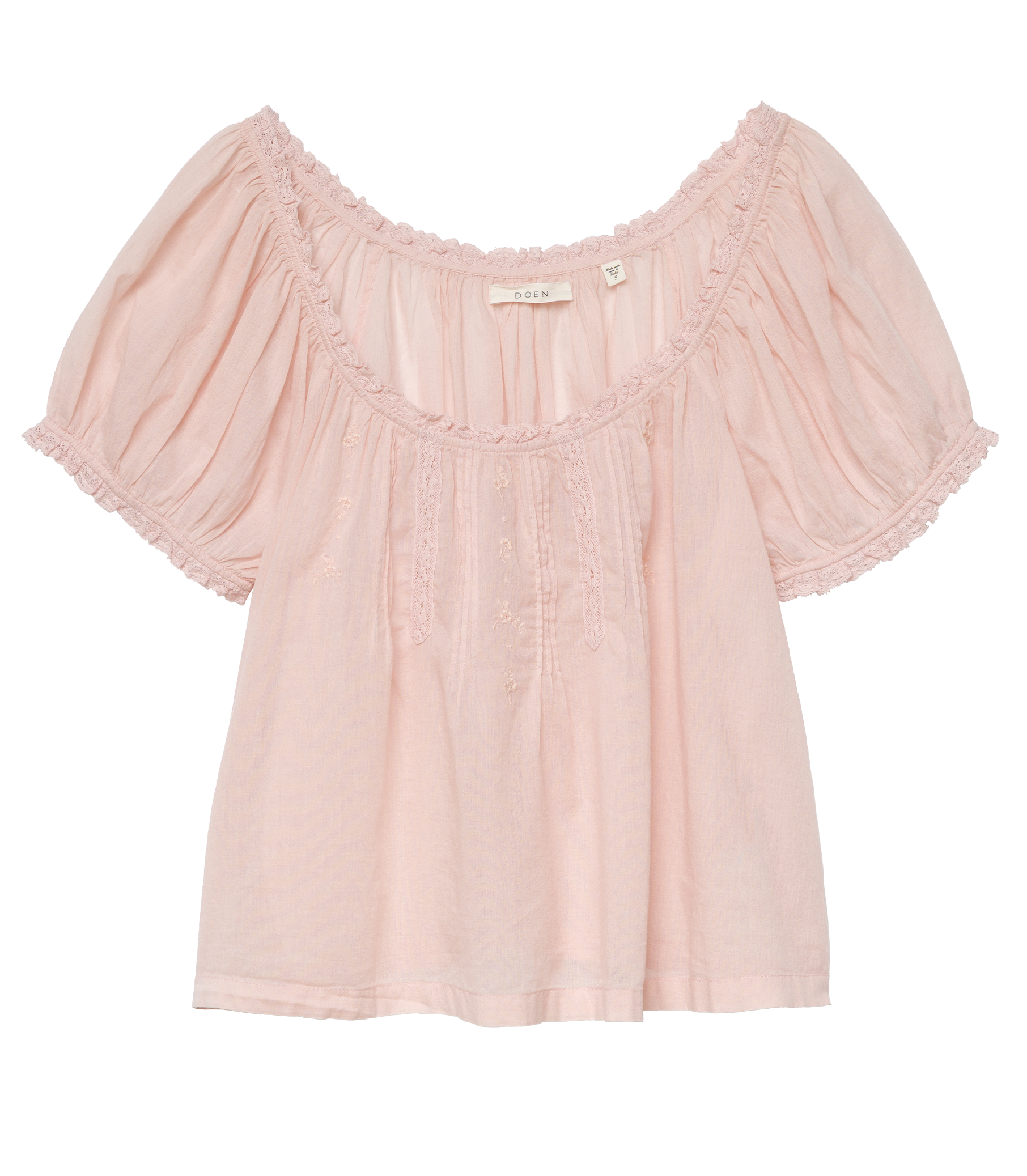 FREDERICA TOP -- BLUSH