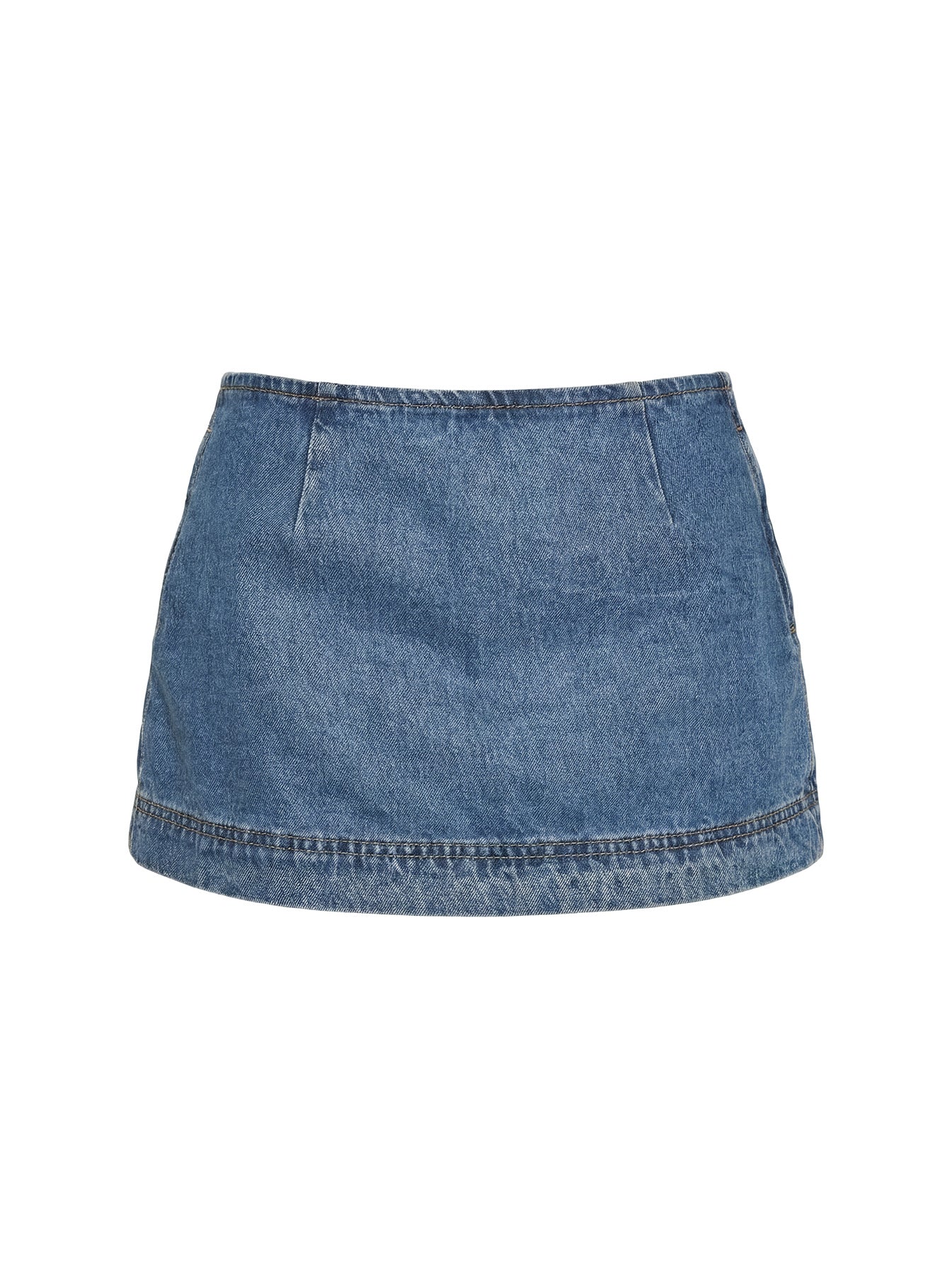 Stefenie Denim Skort Mid Wash Tall