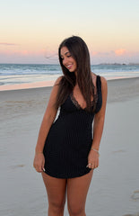 Oblivion Black Polka Dot Mini Dress