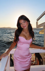 Trouble Light Pink Mini Dress