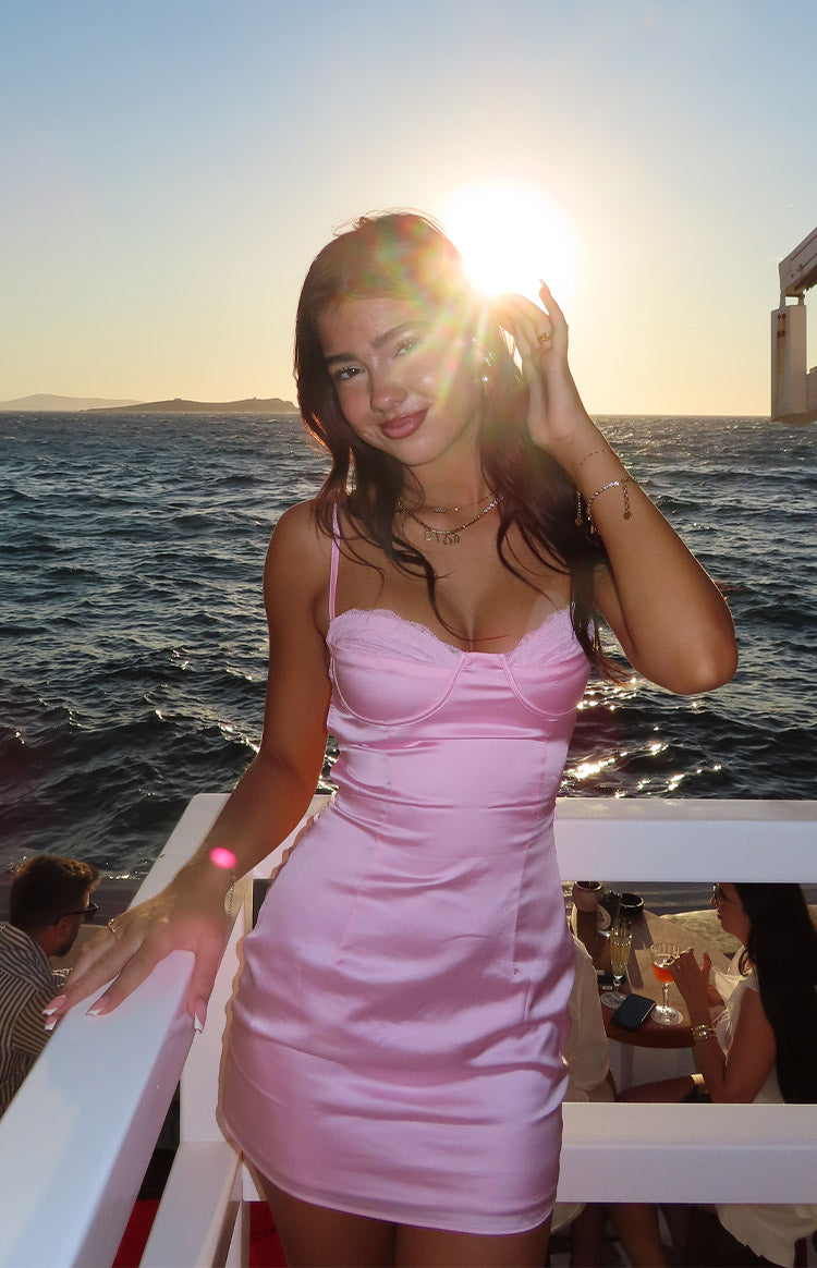 Trouble Light Pink Mini Dress