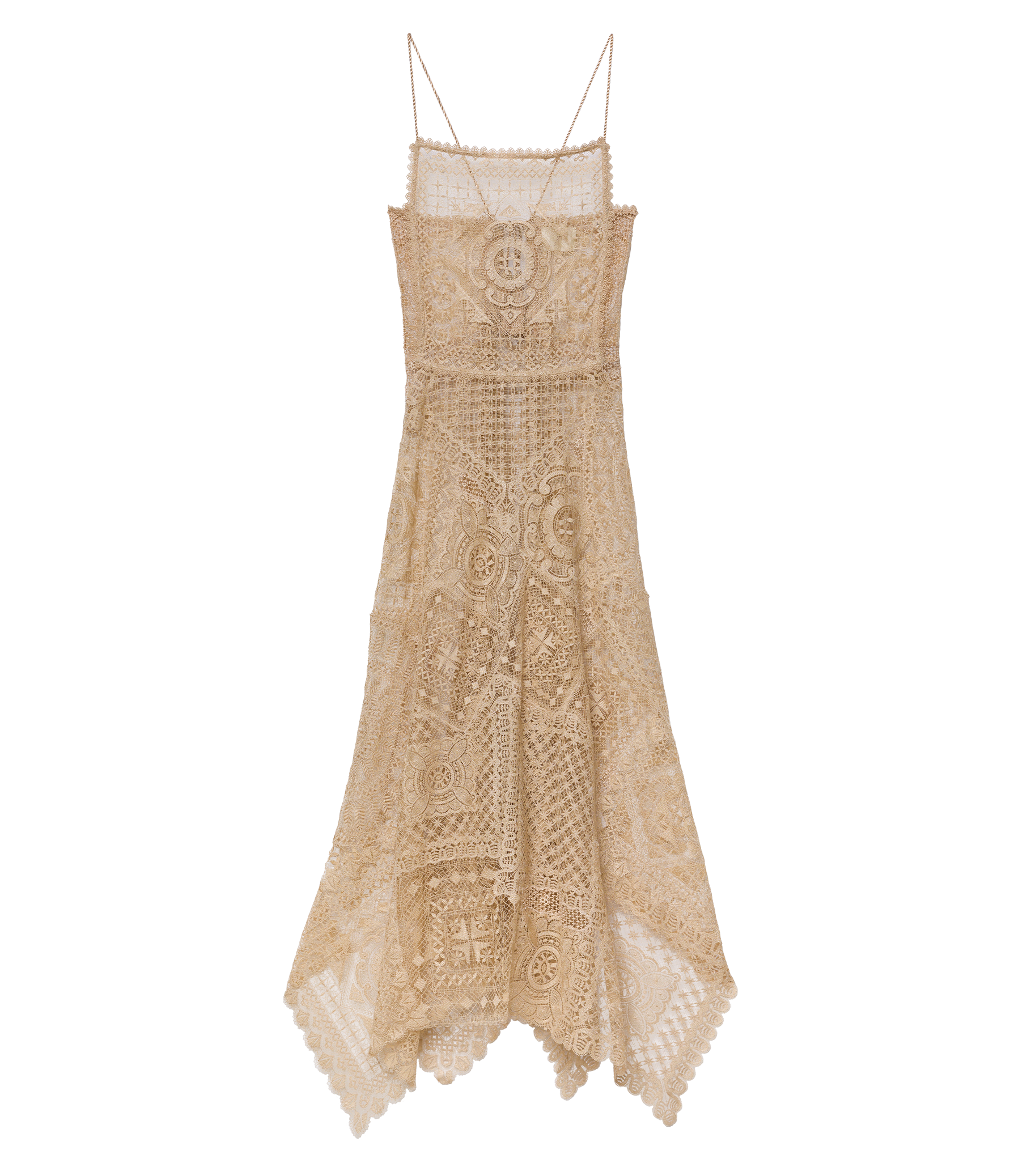 HANDKERCHIEF ANNIVERSARY DRESS -- PAILLE