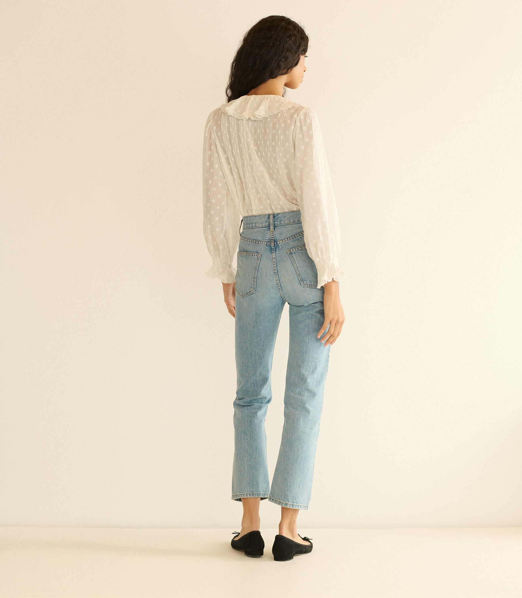 HARDY TOP -- SALT MARSEILLE EMBROIDERY