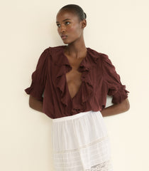 HENRI TOP -- DAHLIA