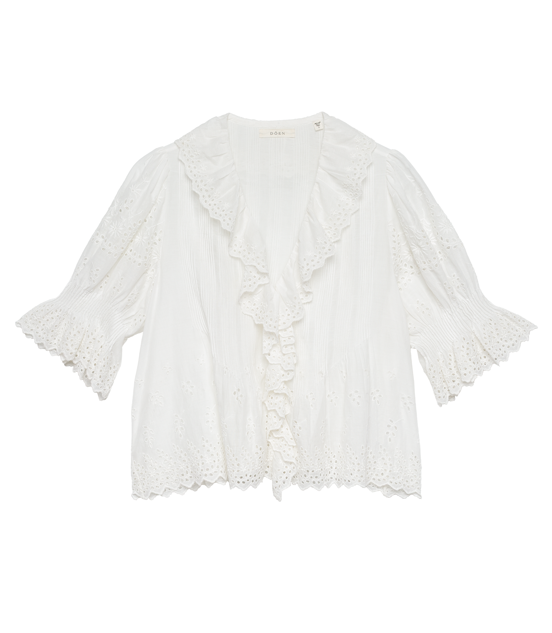 HENRI TOP -- SALT EYELET