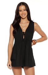 Hector Black Playsuit