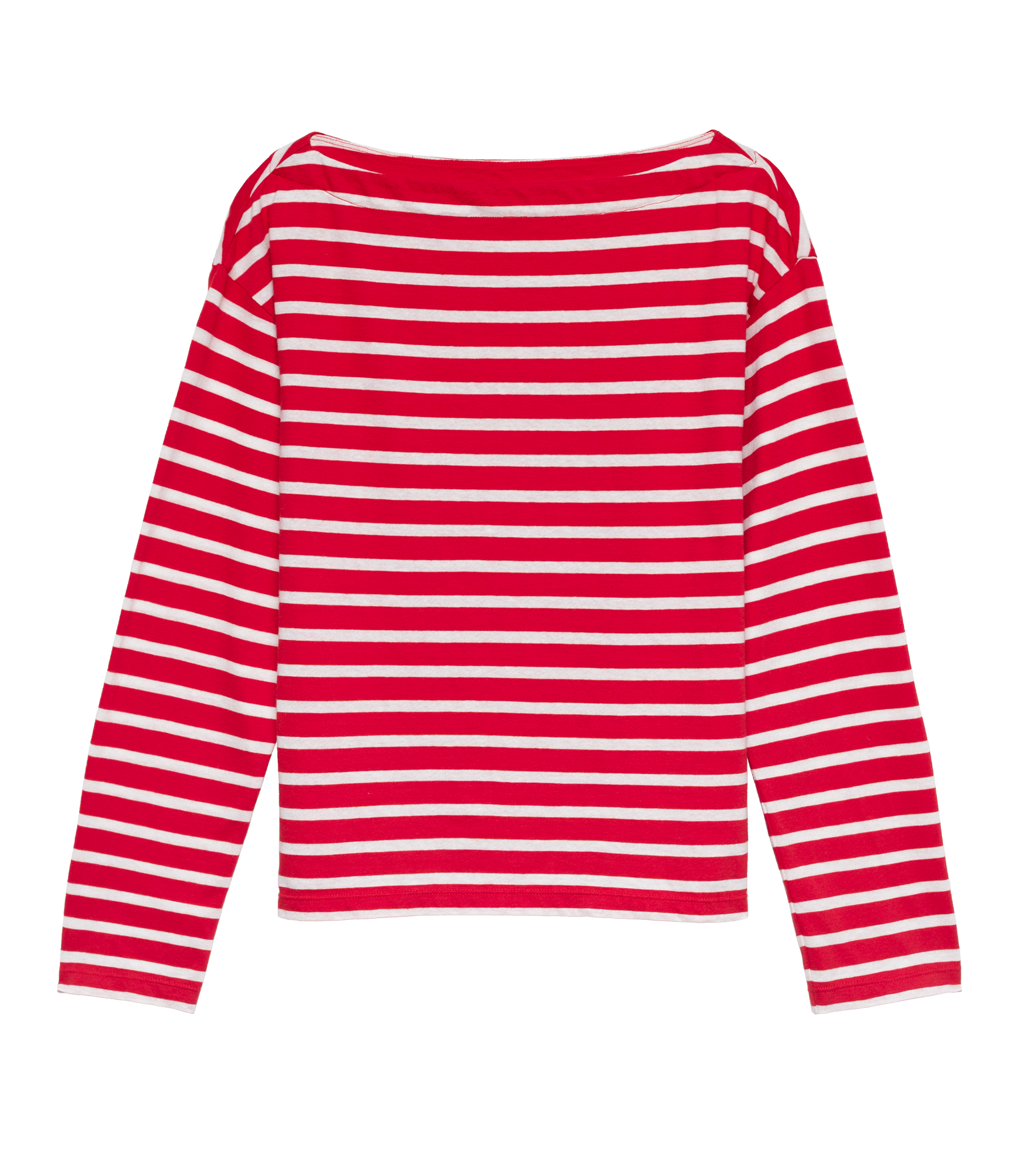 IRENE TEE -- ROUGE BRETON STRIPE