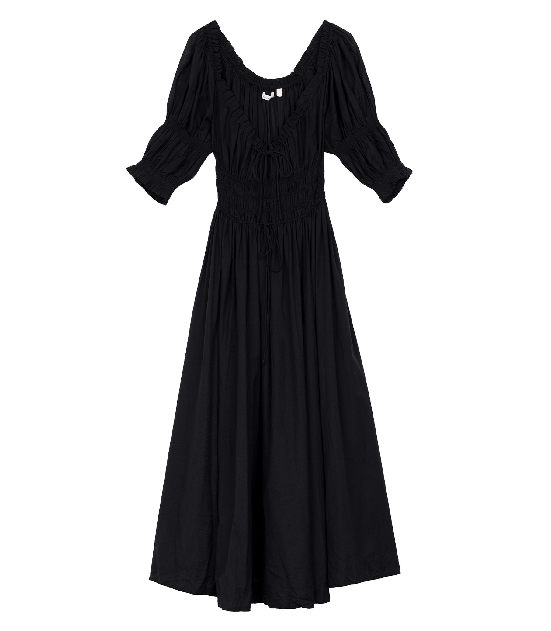 ISCHIA DRESS -- BLACK