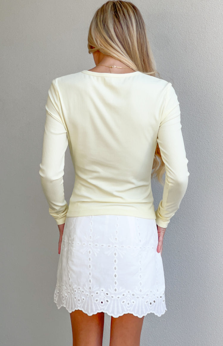 Isabelle Yellow Long Sleeve Top